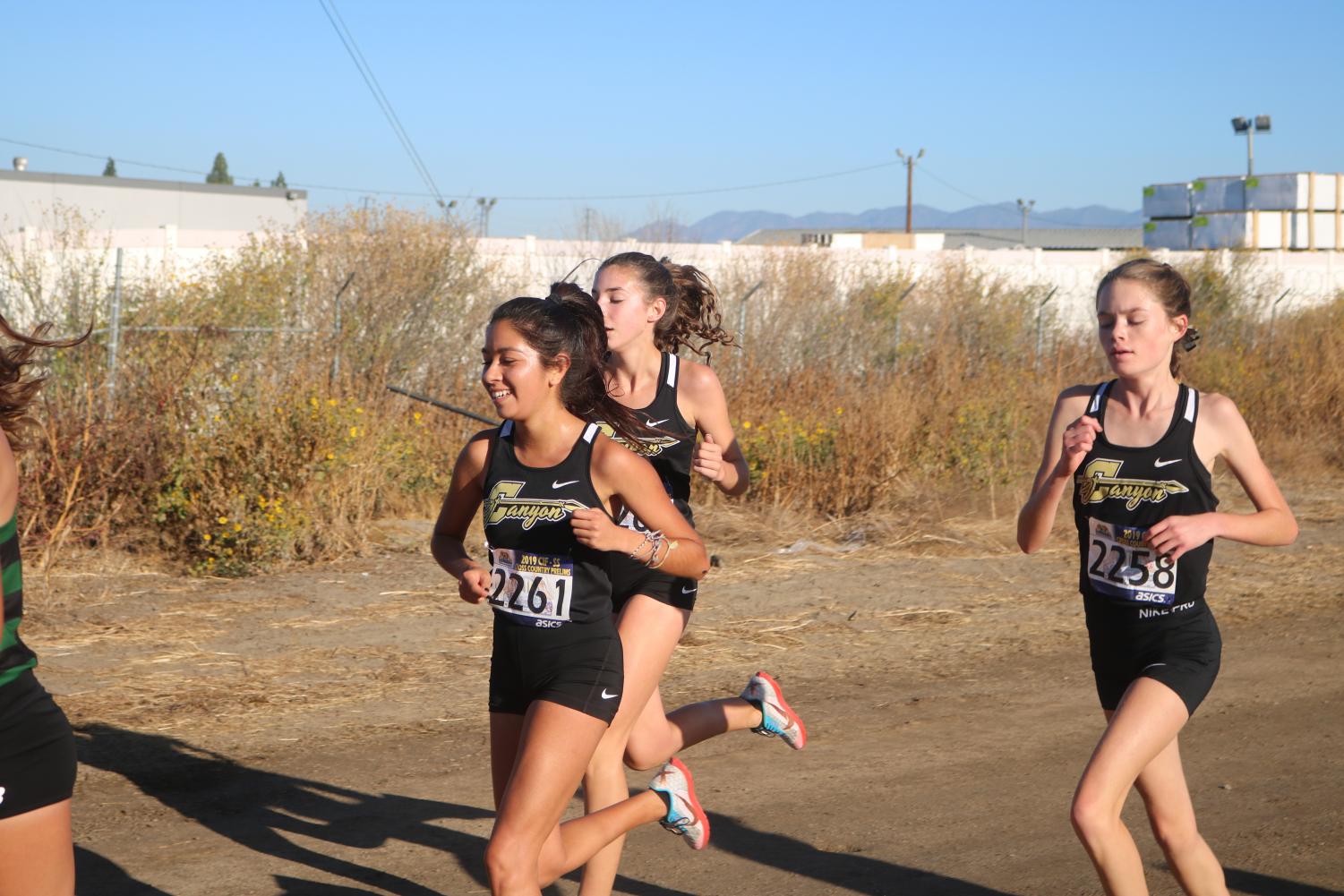 Canyon Cross Country Races at CIF Prelims Smoke Signals