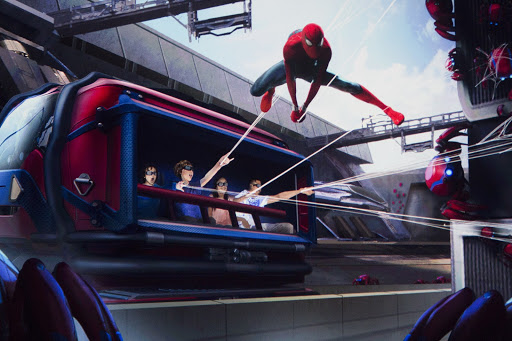 Concept art of the new Spider-Man attraction coming to the Avengers Campus at Disney California Adventure in 2020. (Photo by Drew A. Kelley, Contributing Photographer)