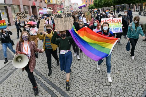 protesters flood the streets of Poland