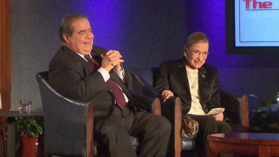 Though they had opposing views on law, Justices Ruth Bader Ginsburg and Antonin Scalia were the best of friends. (Courtesy of CNN)