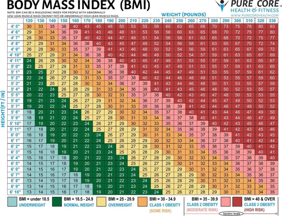 The Body Mass Index (Photo Cred: Pure Core Health)